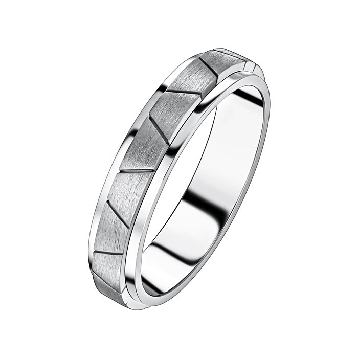 Кольцо из белого золота. Модель R46-1945
