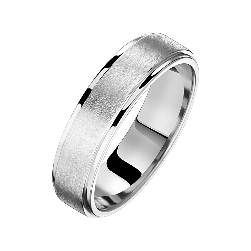 Кольцо из белого золота. Модель 5004-1508